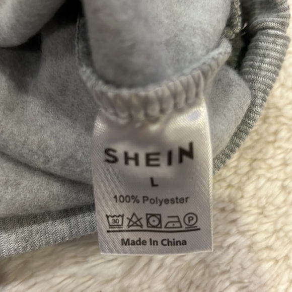 SHEIN Hooded Texas Sweatshirt large gray - Picture 6 of 7